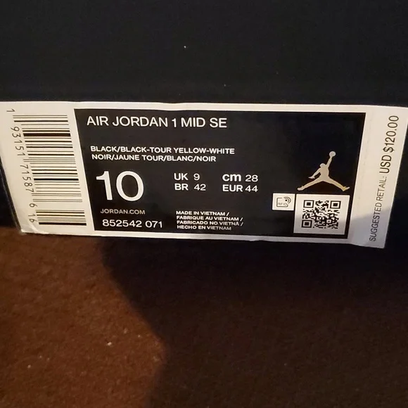 Jordan 1 yellow toe - Picture 4 of 8